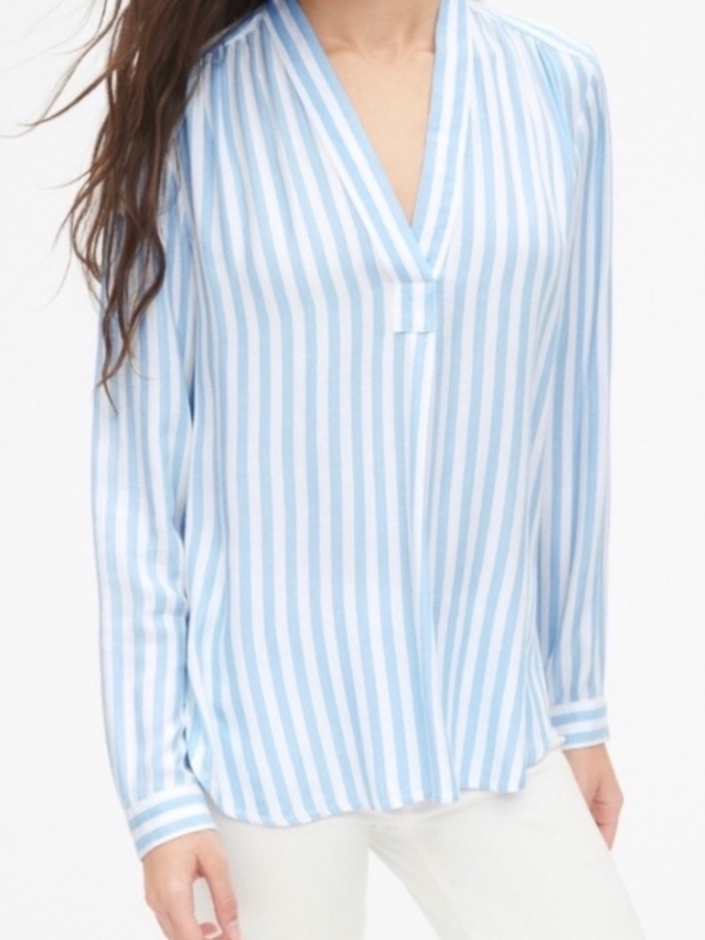 GAP Striped Tunic Blouse